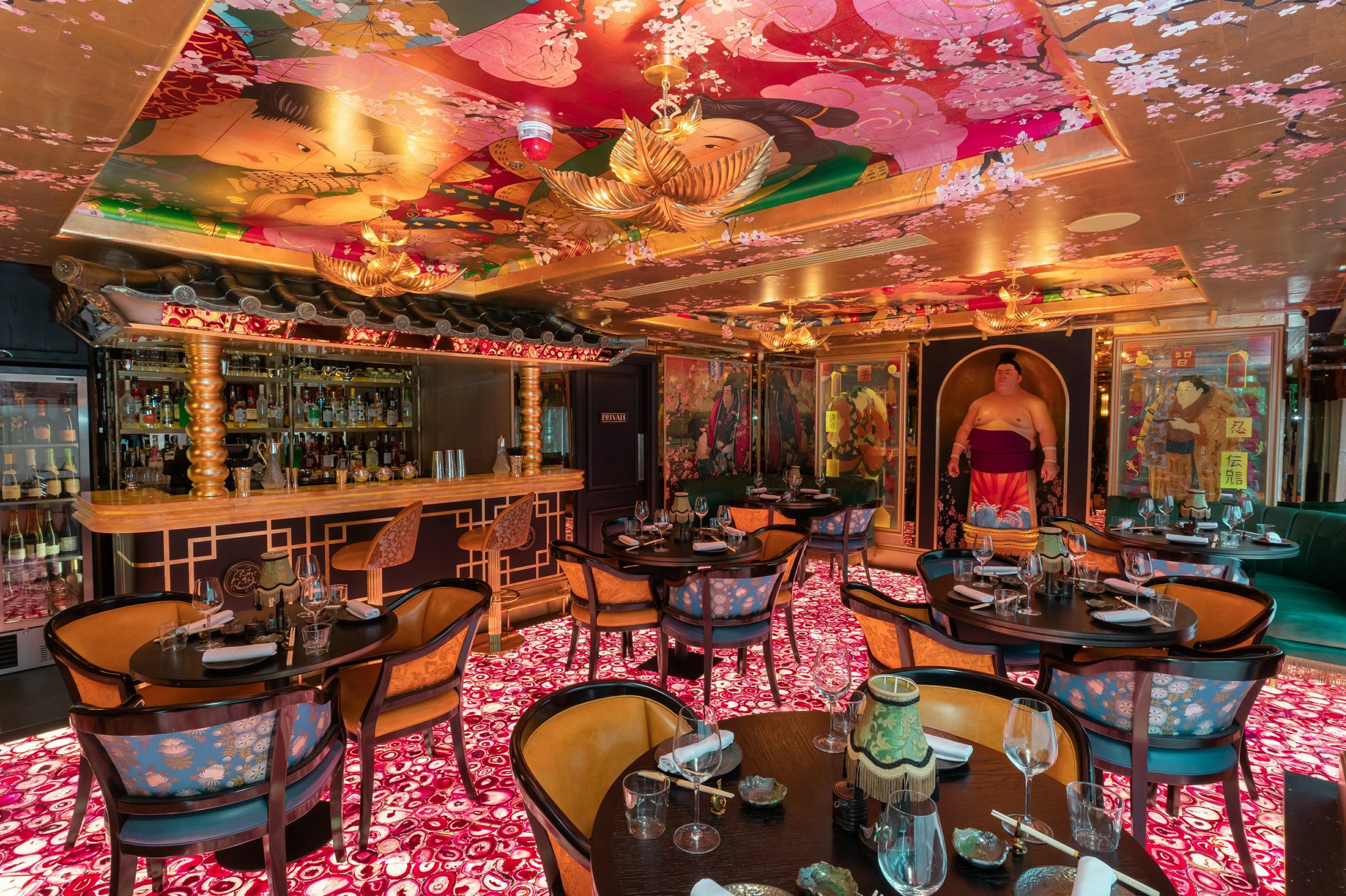 Fileturn Fileturn creates an amazing interior at The Ivy Asia Guildford