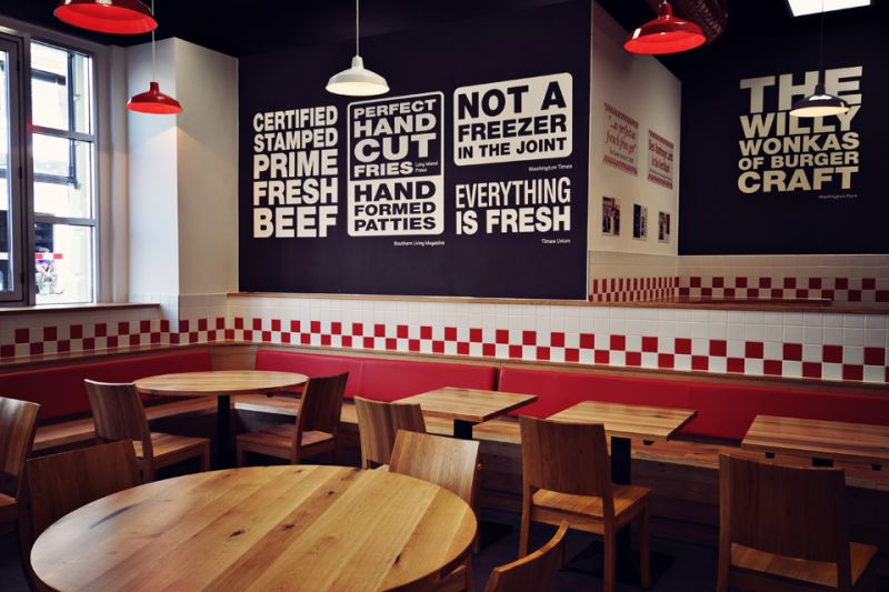 Fileturn Ltd Complete Fit Out of Five Guys