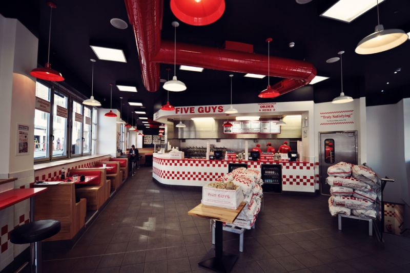 Fileturn Ltd Complete Fit Out of Five Guys